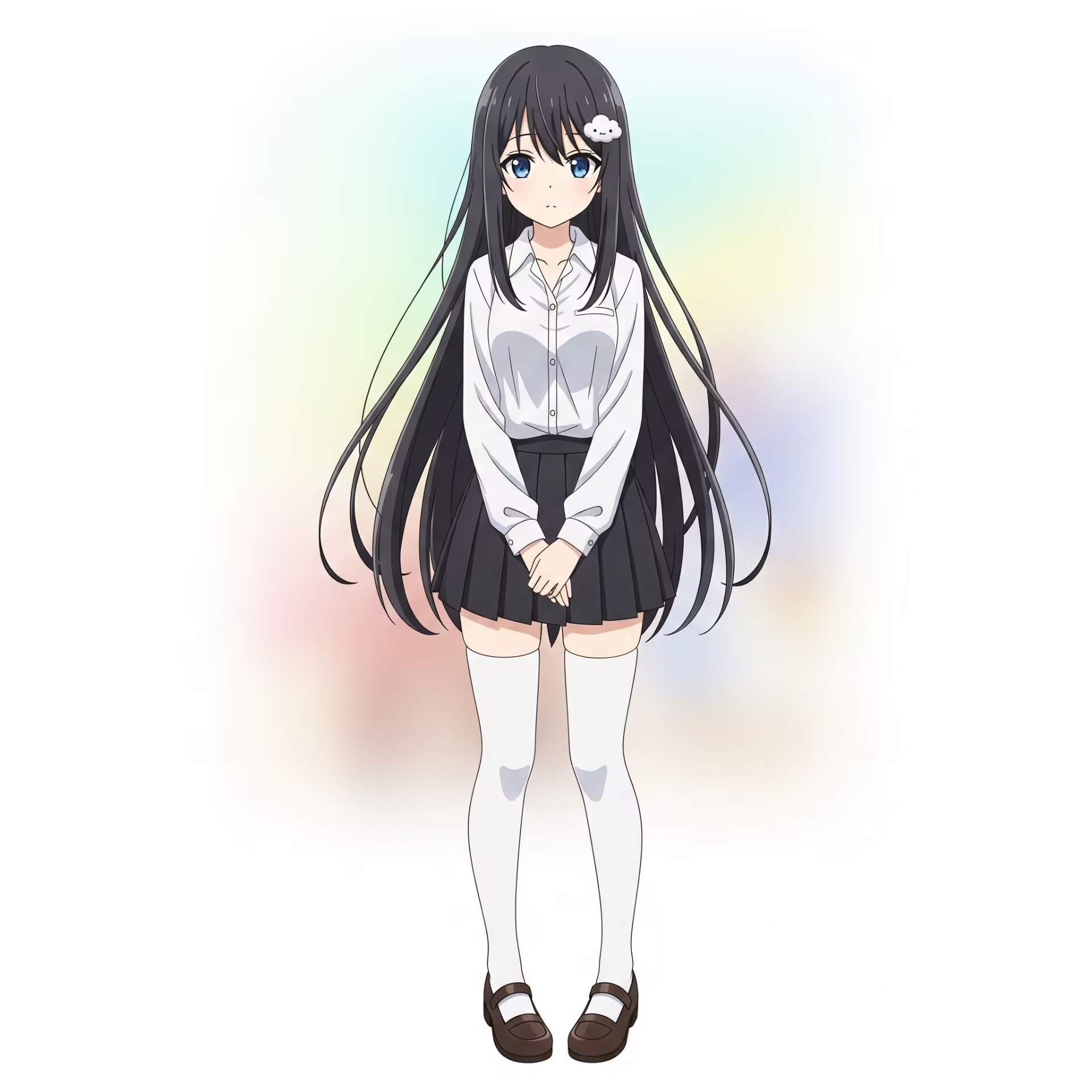 普通的文静少女